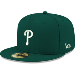 Philadelphia Phillies New Era White Logo 59FIFTY Fitted Hat | MLB Sale