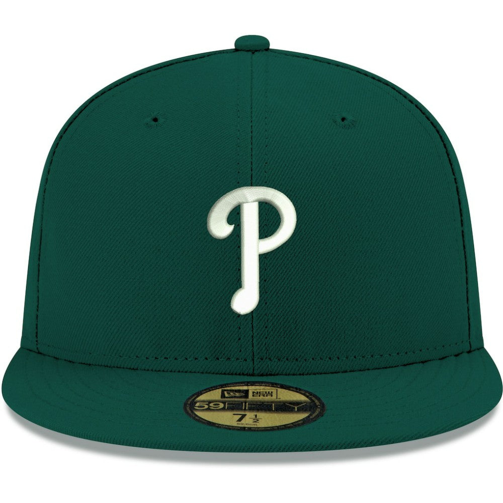 Philadelphia Phillies New Era White Logo 59FIFTY Fitted Hat | MLB Sale