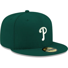 Philadelphia Phillies New Era White Logo 59FIFTY Fitted Hat | MLB Sale