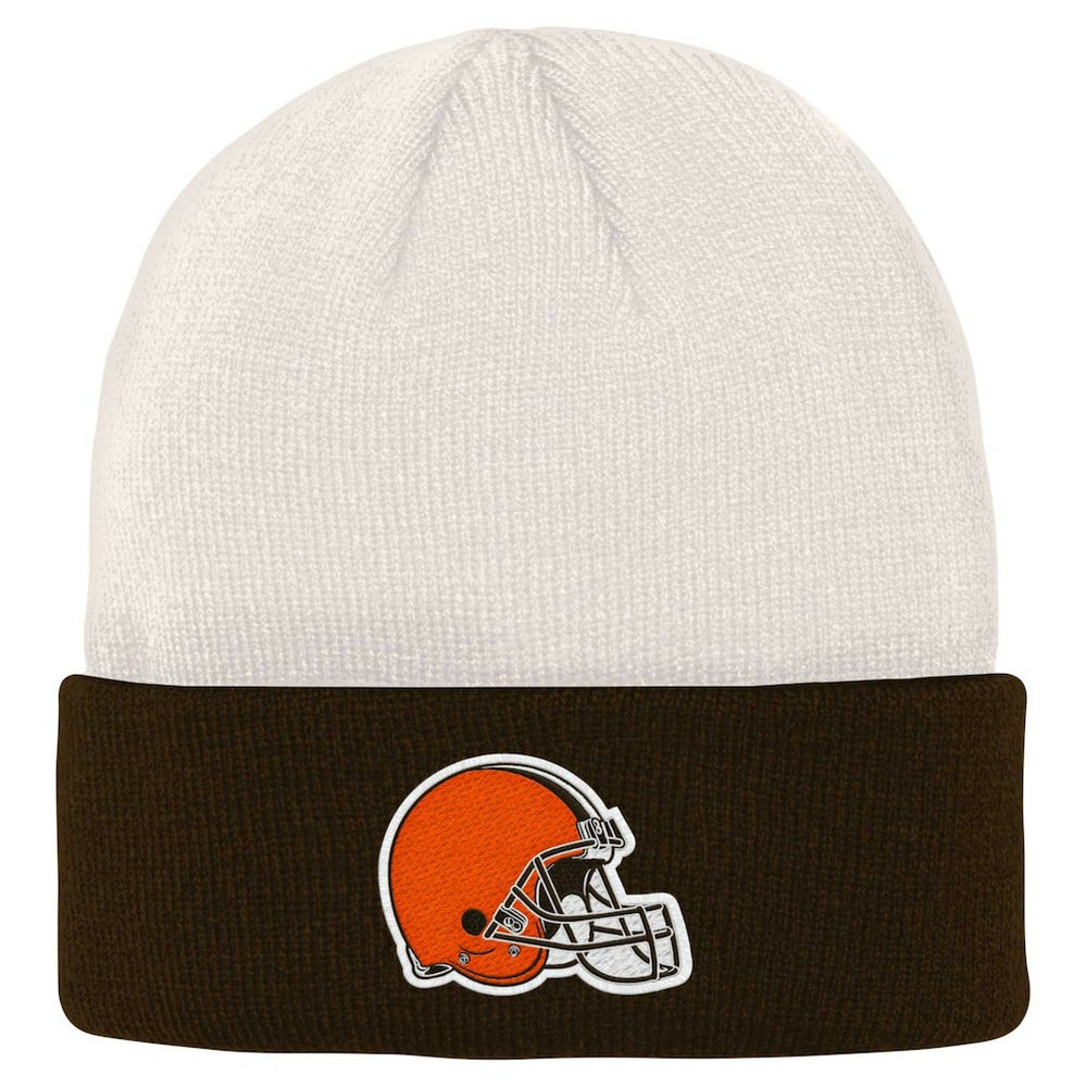 Cleveland Browns  Youth Bone Cuffed Knit Hat