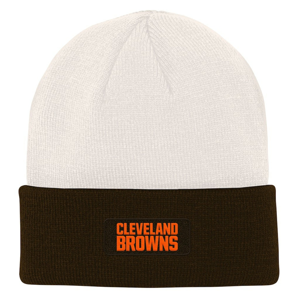 Cleveland Browns  Youth Bone Cuffed Knit Hat