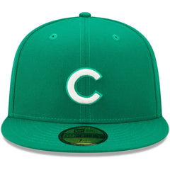 Chicago Cubs New Era White Logo 59FIFTY Fitted Hat | MLB On Sale