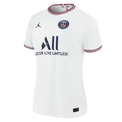 Neymar Jr. Paris Saint-Germain Jordan Brand Women's 2021/22 Fourth Replica Jersey White - Jordan