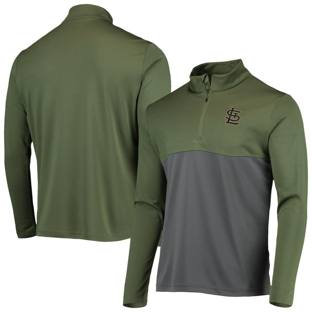 St. Louis Cardinals Levelwear Delta Pursue Quarter-Zip Jacket | MLB US