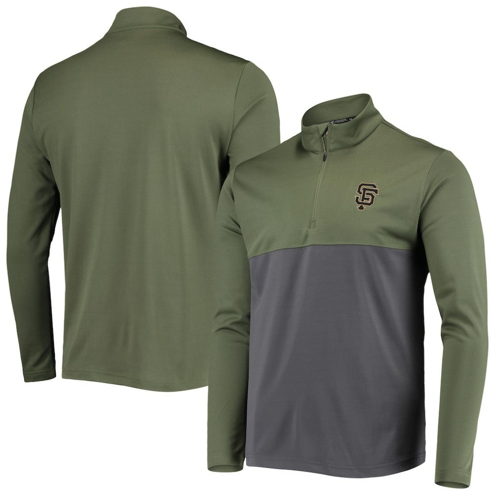 San Francisco Giants Levelwear Delta Pursue Quarter-Zip Jacket | MLB Shop