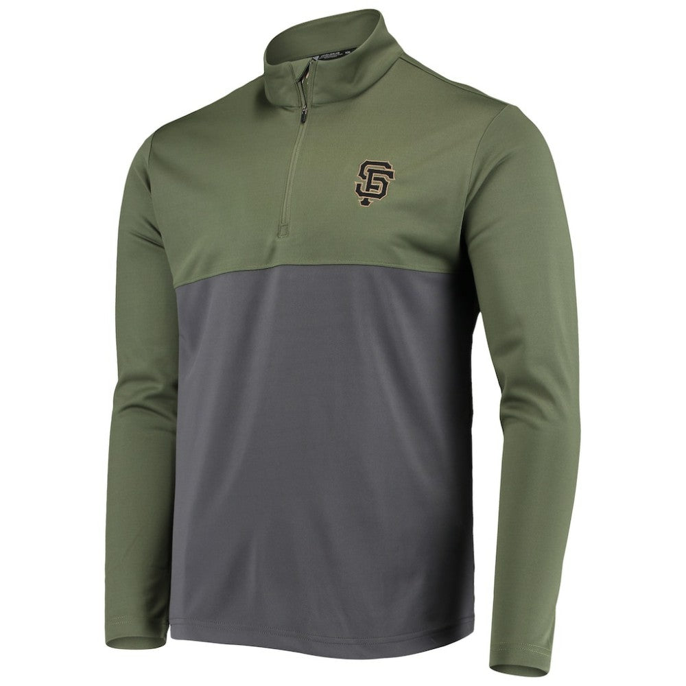 San Francisco Giants Levelwear Delta Pursue Quarter-Zip Jacket | MLB Shop