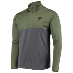 San Francisco Giants Levelwear Delta Pursue Quarter-Zip Jacket | MLB Shop
