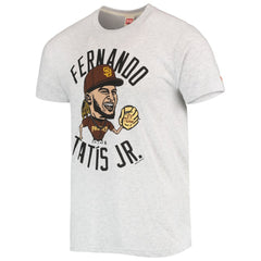Fernando Tatis Jr. San Diego Padres Homage Caricature Tri-Blend T-Shirt | MLB Discount