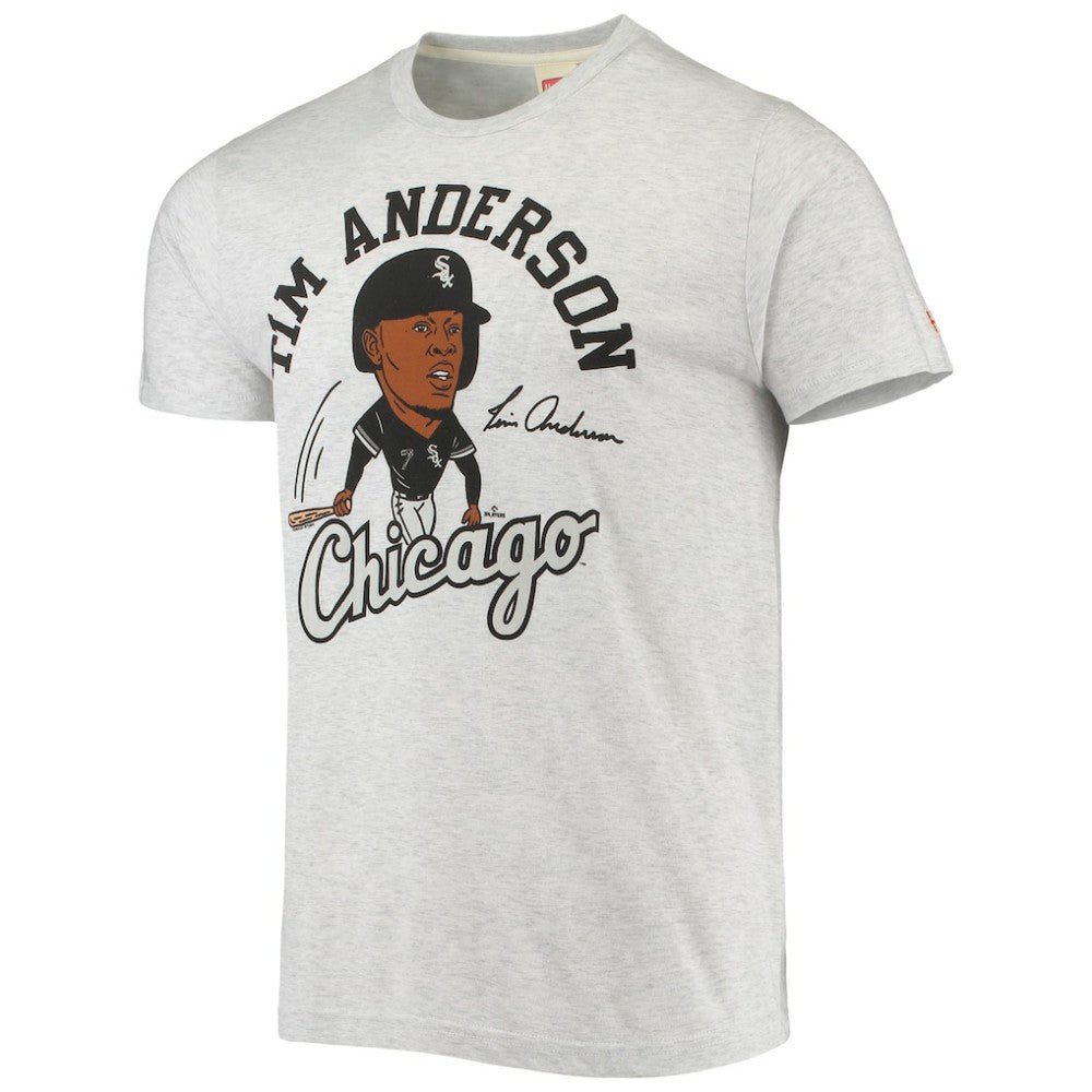 Tim Anderson Chicago White Sox Homage Caricature Tri-Blend T-Shirt | MLB For sale