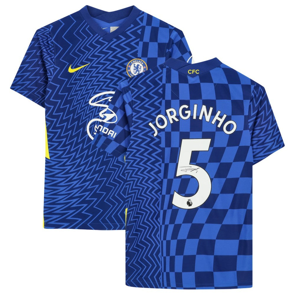 Jorginho Chelsea Autographed 2021-22 Home Jersey - Fanatics