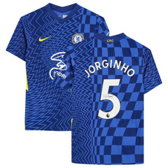 Jorginho Chelsea Autographed 2021-22 Home Jersey - Fanatics