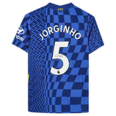 Jorginho Chelsea Autographed 2021-22 Home Jersey - Fanatics