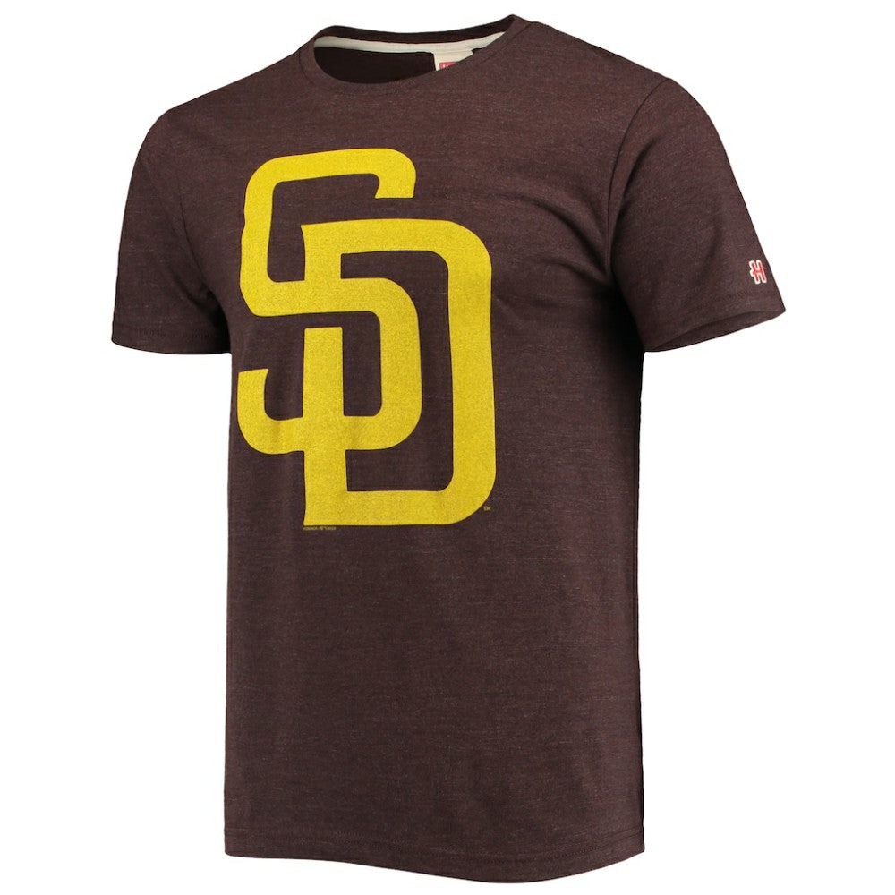 San Diego Padres Homage Hand Drawn Logo Tri-Blend T-Shirt | MLB On Sale