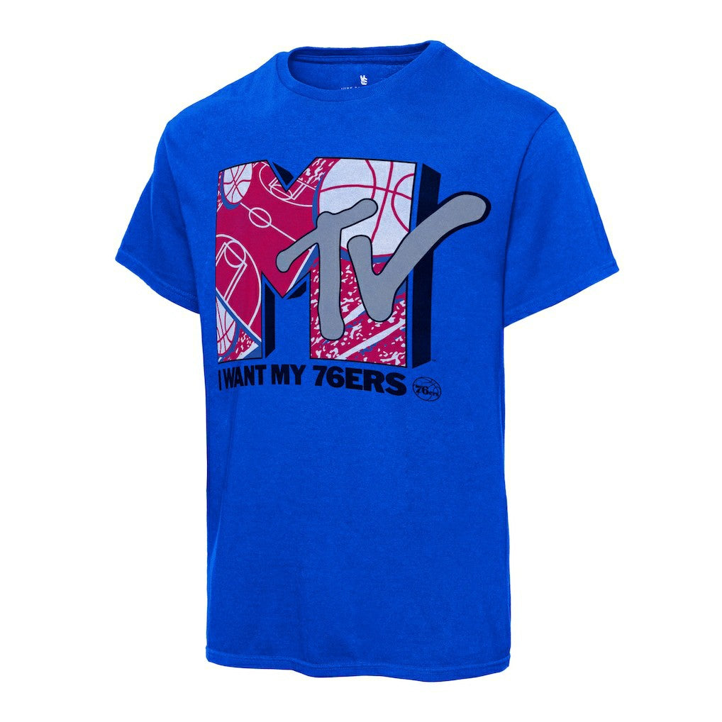 Philadelphia 76ers Junk Food NBA x MTV I Want My T-Shirt Discount