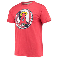 Los Angeles Angels Homage Hand-Drawn Logo Tri-Blend T-Shirt | MLB Discount