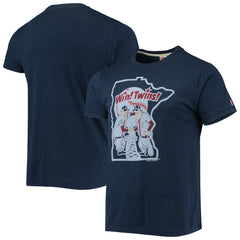 Minnesota Twins Homage Hand-Drawn Logo Tri-Blend T-Shirt | MLB Sale