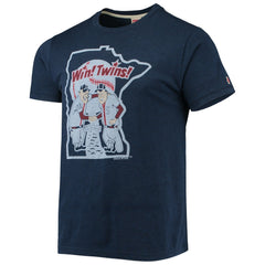 Minnesota Twins Homage Hand-Drawn Logo Tri-Blend T-Shirt | MLB Sale