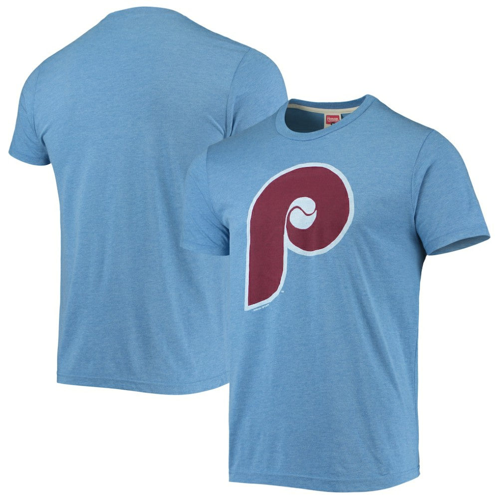 Philadelphia Phillies Homage Hand-Drawn Logo Tri-Blend T-Shirt | MLB Online