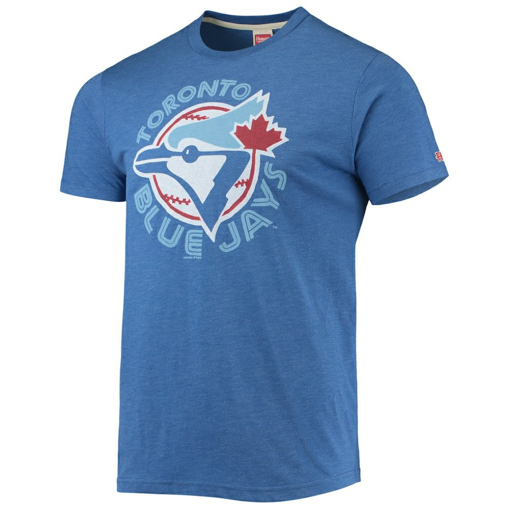 Toronto Blue Jays Homage Hand-Drawn Logo Tri-Blend T-Shirt | MLB Shop