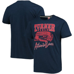 Atlanta Braves Homage Stadium Tri-Blend T-Shirt | MLB On Sale
