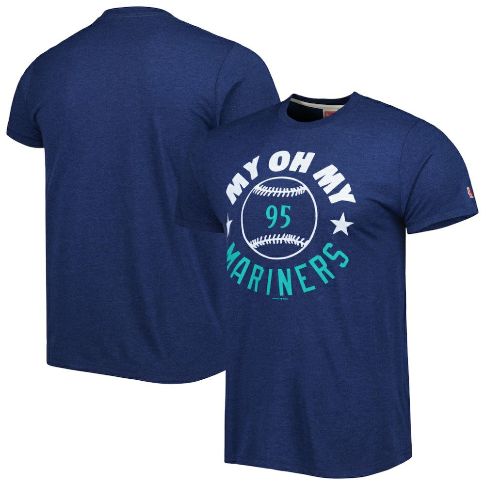 Seattle Mariners Homage Hyper Local Tri-Blend T-Shirt | MLB On Sale