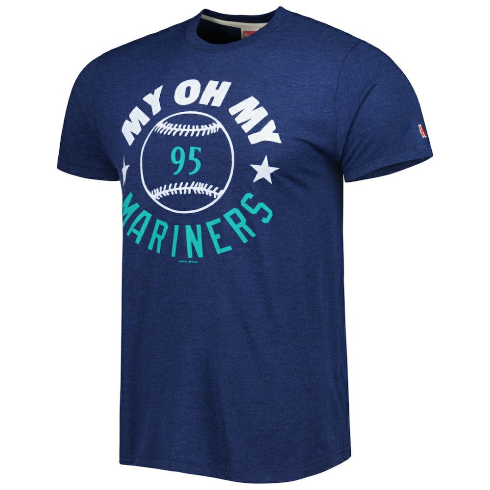 Seattle Mariners Homage Hyper Local Tri-Blend T-Shirt | MLB On Sale
