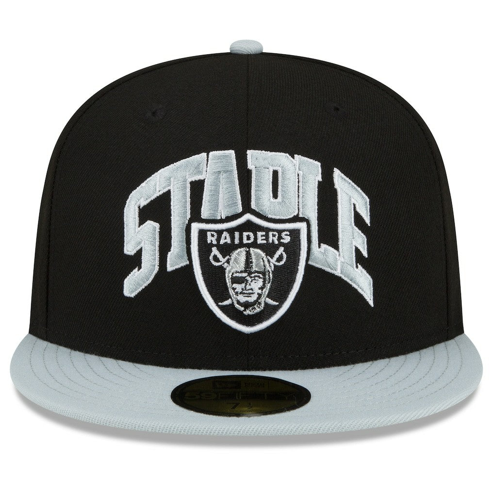 Las Vegas Raiders New Era NFL x Staple Collection 59FIFTY Fitted Hat