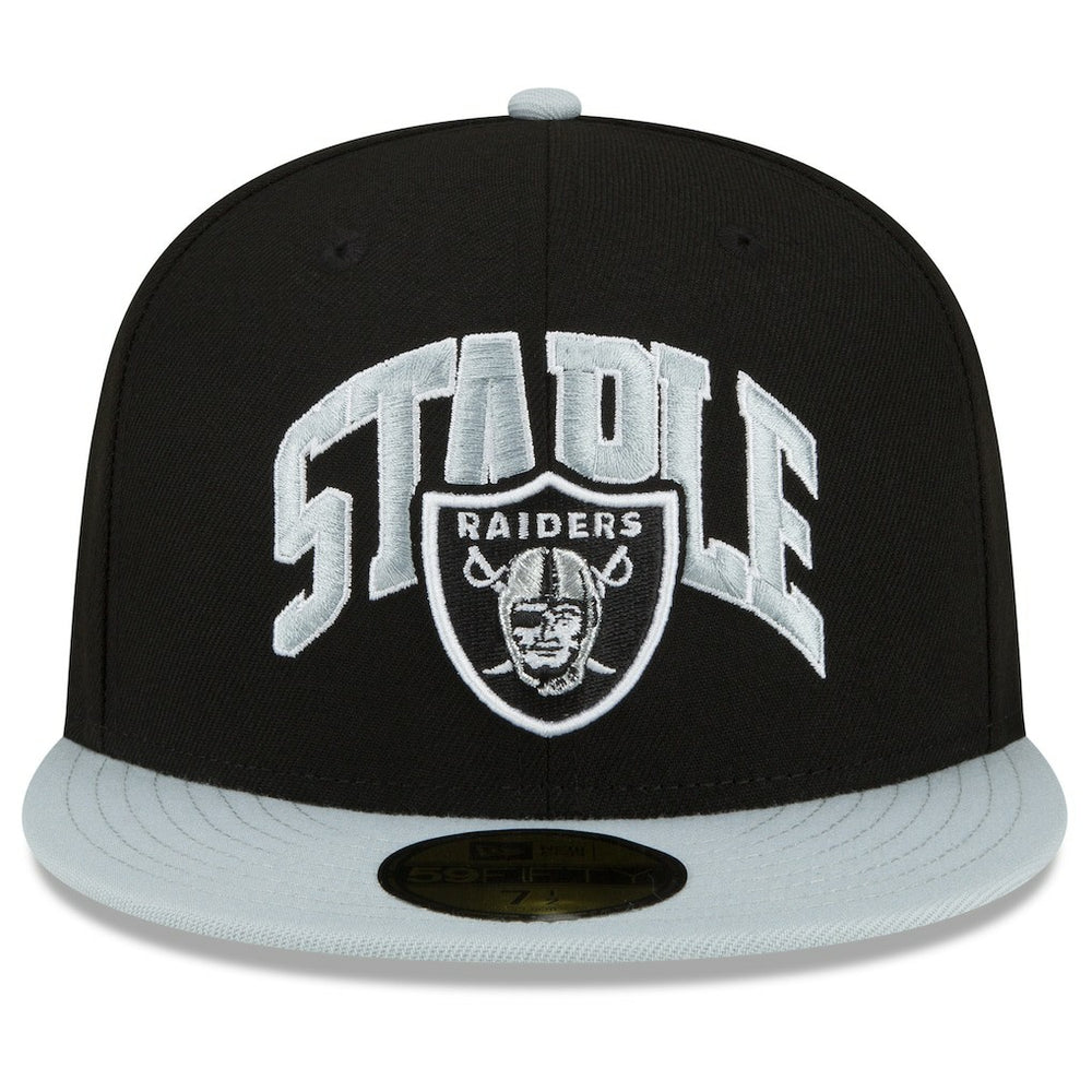 Las Vegas Raiders New Era NFL x Staple Collection 59FIFTY Fitted Hat