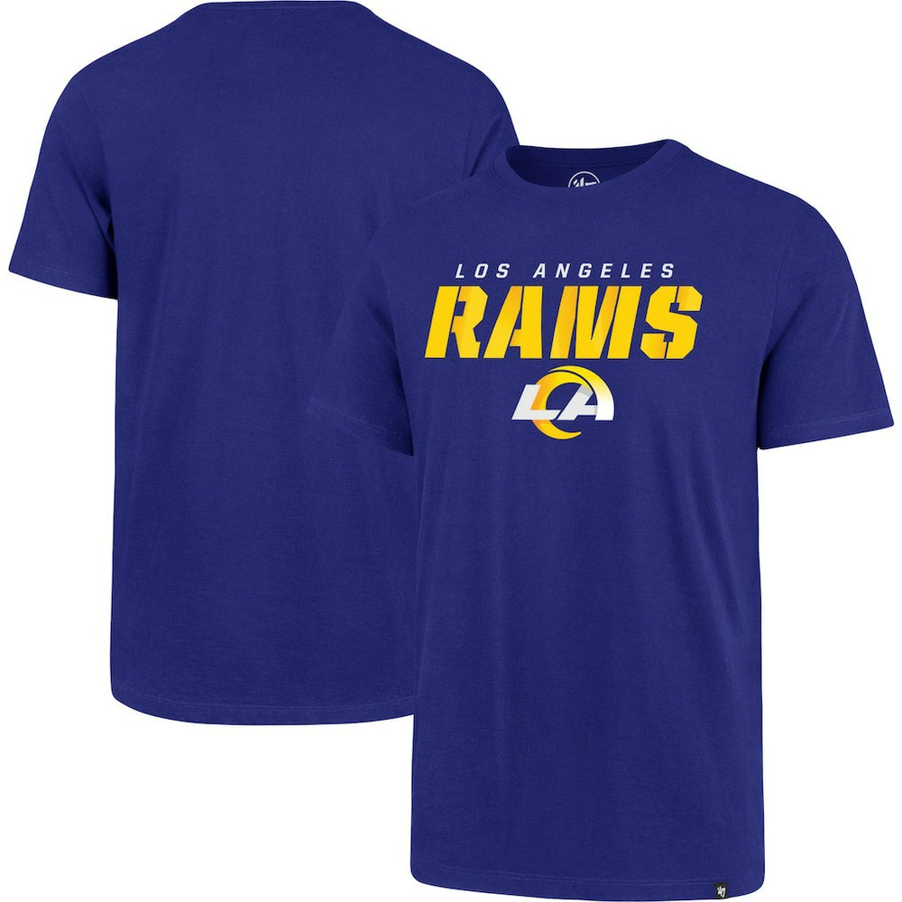 Los Angeles Rams 47 brand '47 Logo Traction Super Rival T-Shirt