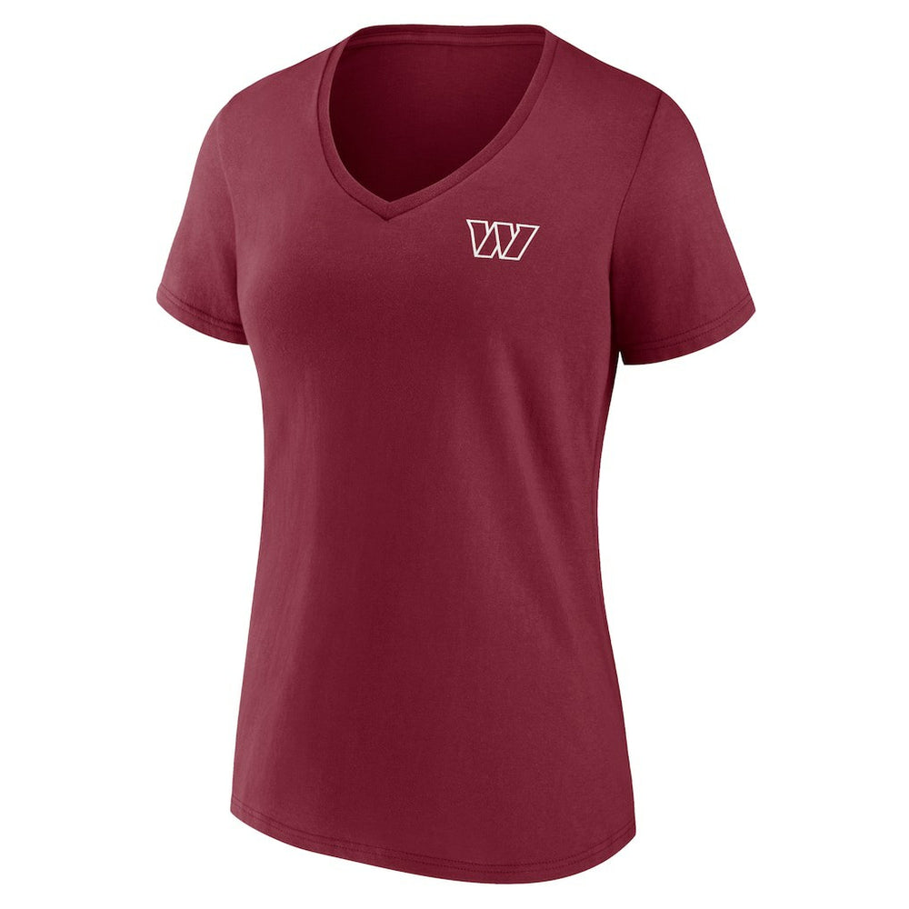 Washington Commanders Fanatics Women's Team Mother's Day V-Neck T-Shirt