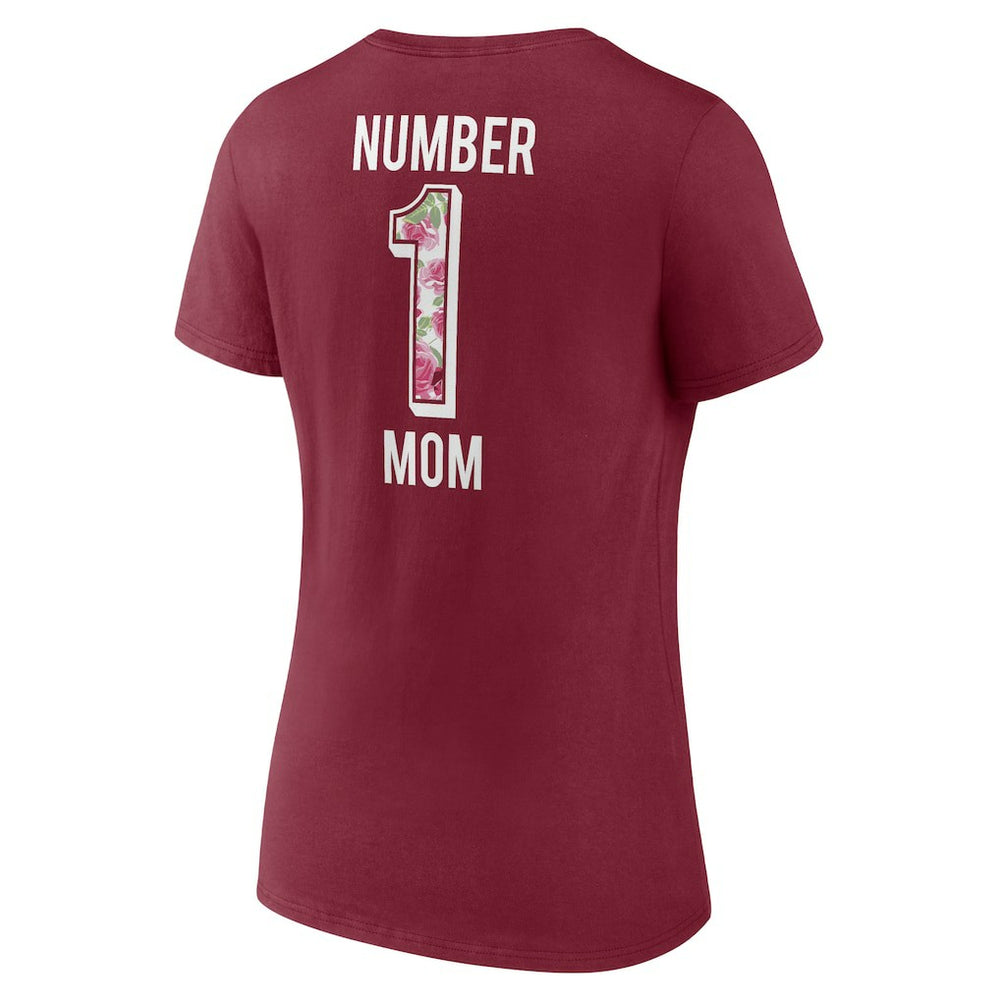 Washington Commanders Fanatics Women's Team Mother's Day V-Neck T-Shirt