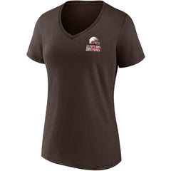 Cleveland Browns Fanatics Women's Team Mother's Day V-Neck T-Shirt