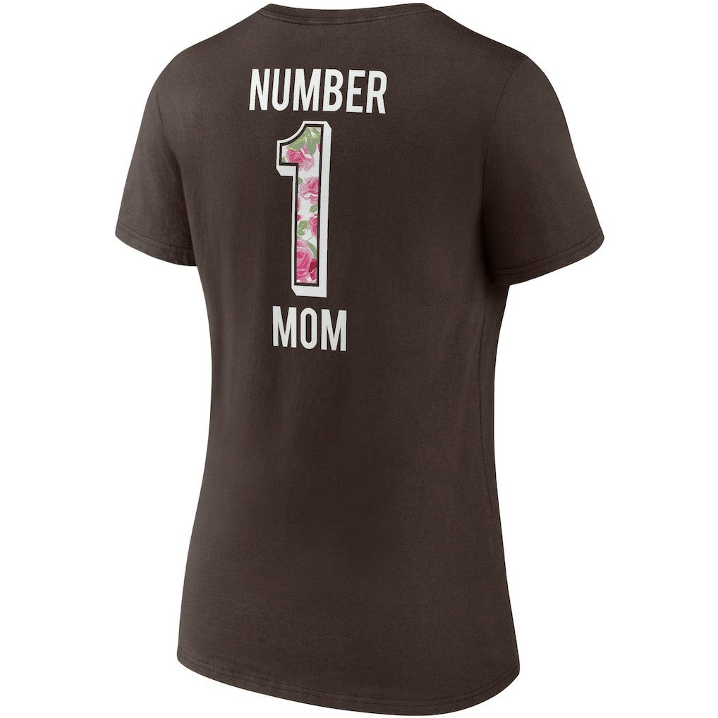 Cleveland Browns Fanatics Women's Team Mother's Day V-Neck T-Shirt