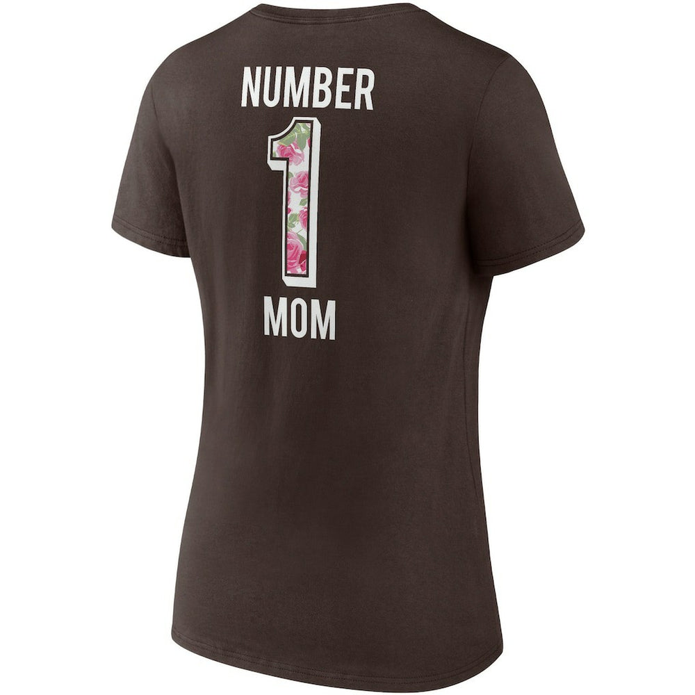 Cleveland Browns Fanatics Women's Team Mother's Day V-Neck T-Shirt