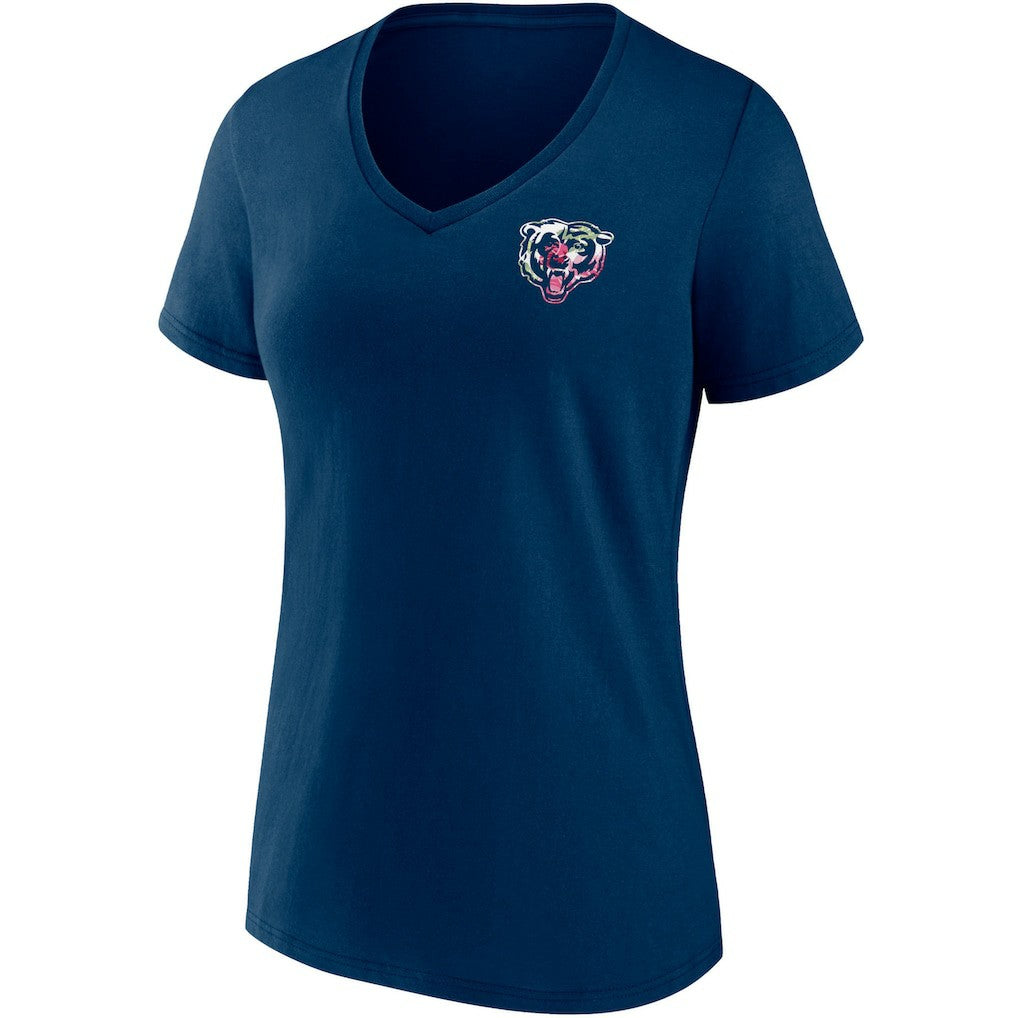 Chicago Bears Fanatics Women's Team Mother's Day V-Neck T-Shirt