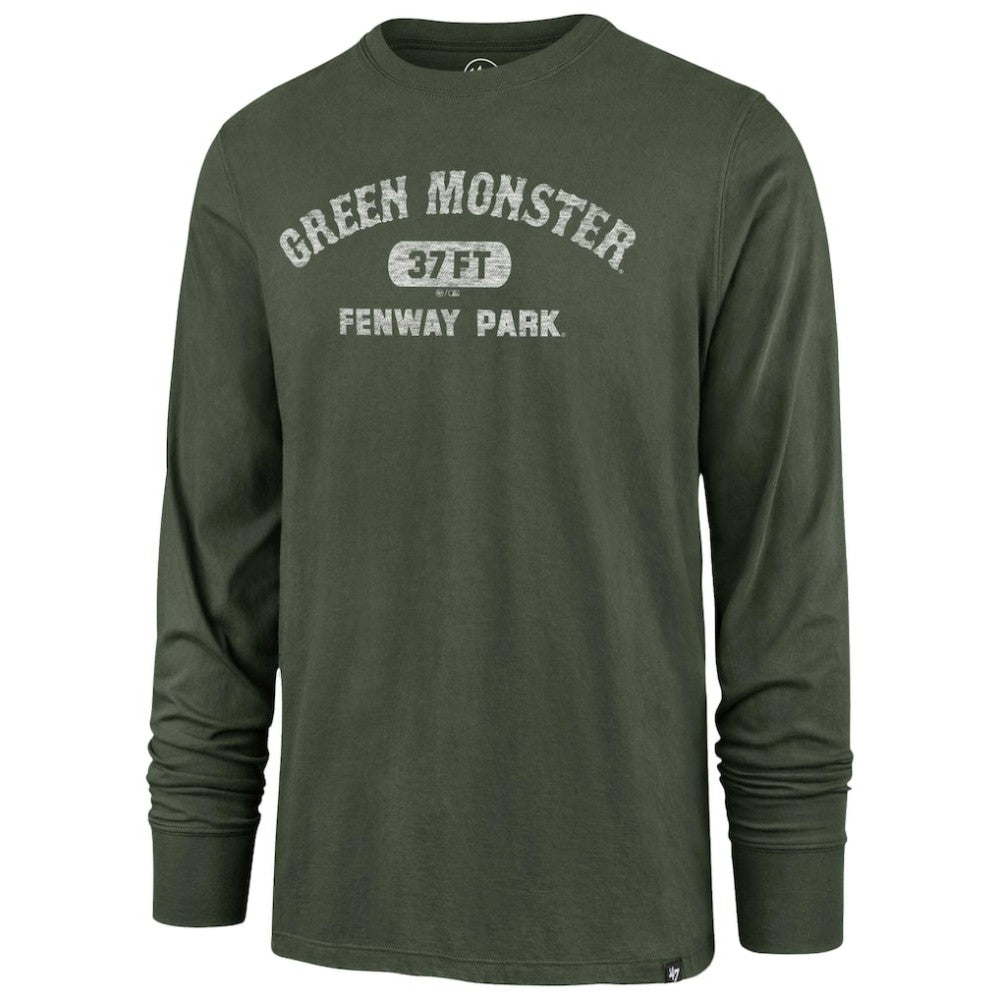 Boston Red Sox '47 Distressed Green Monster Long Sleeve T-Shirt | MLB New