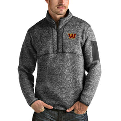 Washington Commanders  Antigua Fortune Quarter-Zip Pullover Jacket