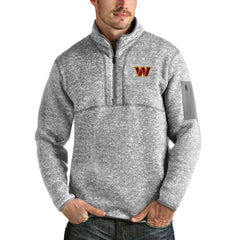 Washington Commanders  Antigua Fortune Quarter-Zip Pullover Jacket