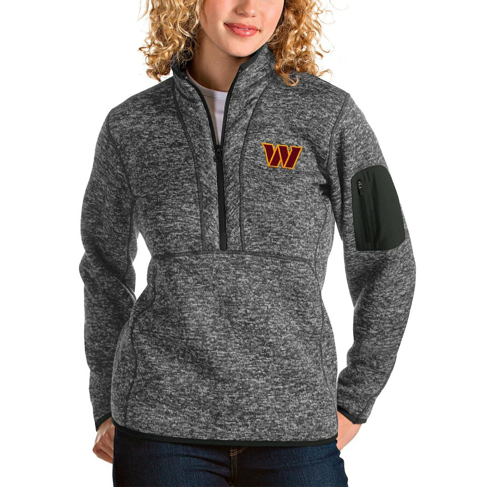 Washington Commanders  Antigua Women's Fortune Quarter-Zip Pullover Jacket