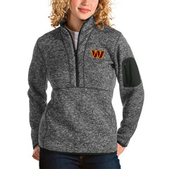 Washington Commanders  Antigua Women's Fortune Quarter-Zip Pullover Jacket