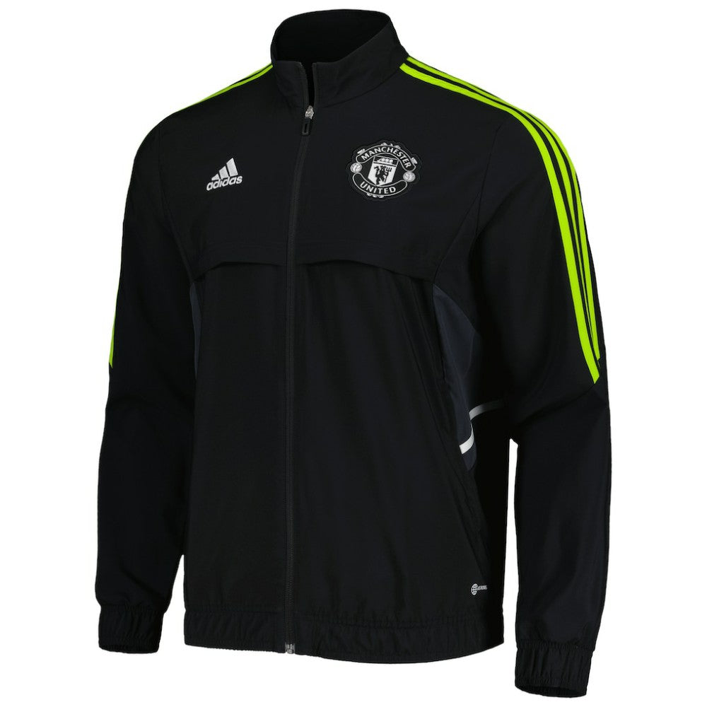 Manchester United Presentation AEROREADY Full-Zip Jacket Black - Adidas