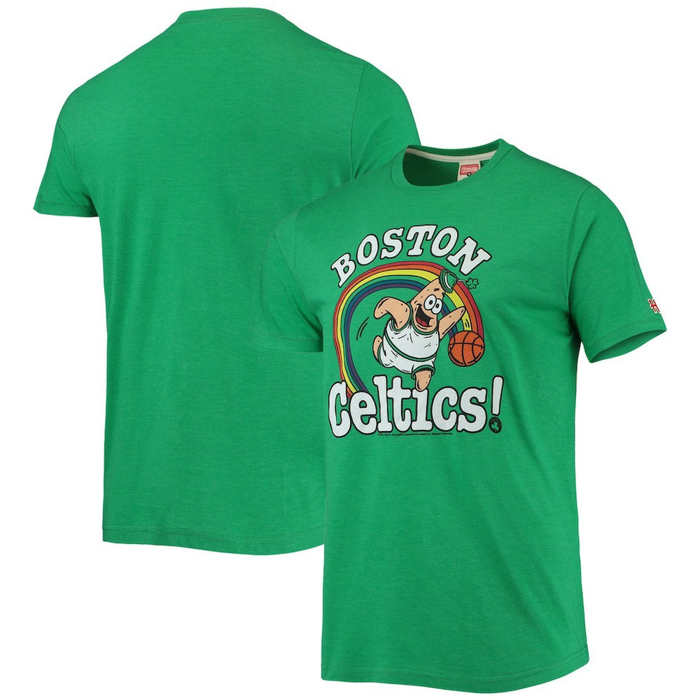 Boston Celtics Homage NBA x Spongebob Collab Tri-Blend T-Shirt Online