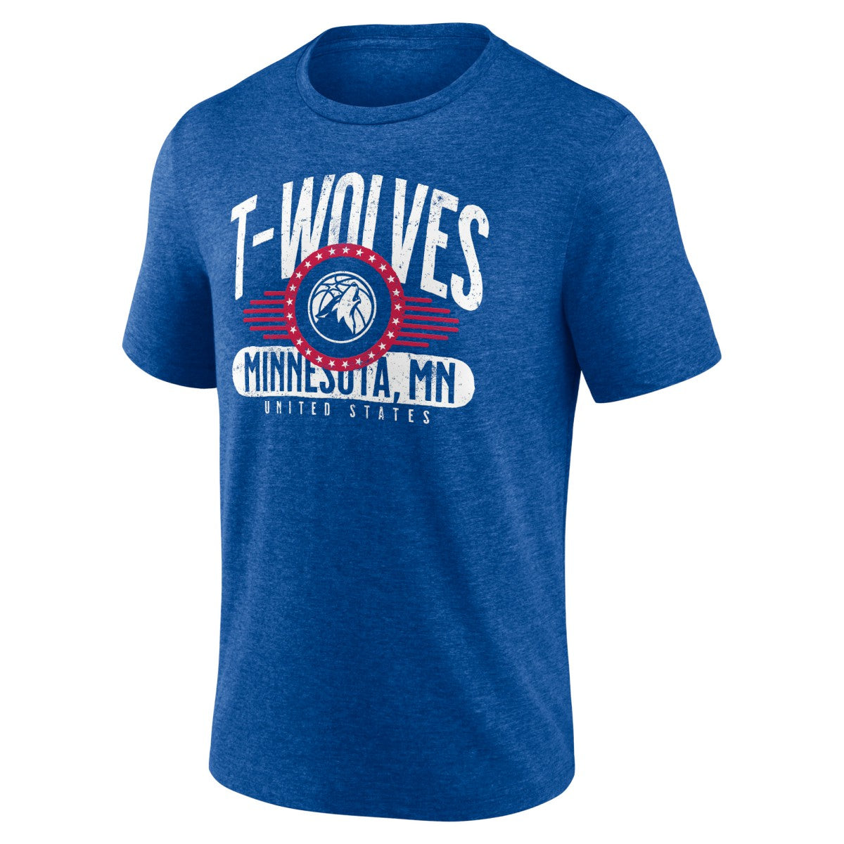 Minnesota Timberwolves Badge of Honor Tri-Blend T-Shirt On Sale