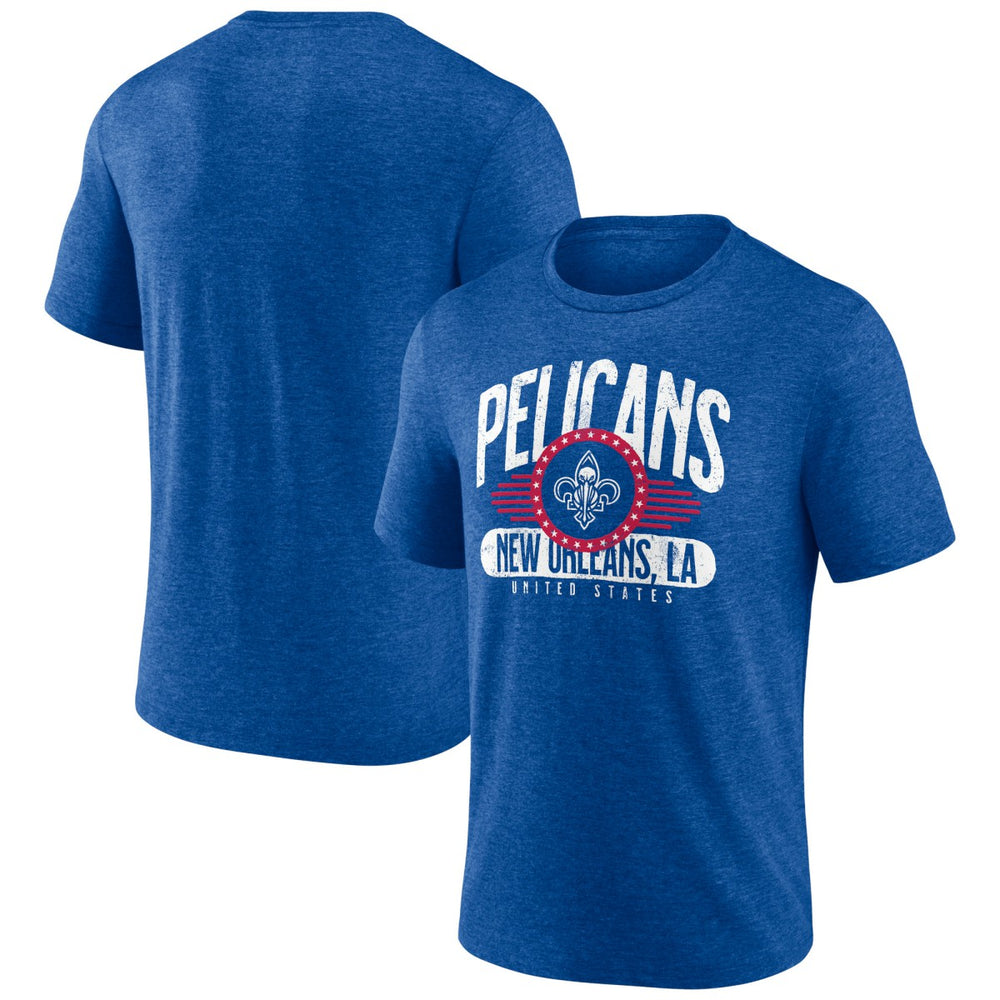 New Orleans Pelicans Badge of Honor Tri-Blend T-Shirt Discount