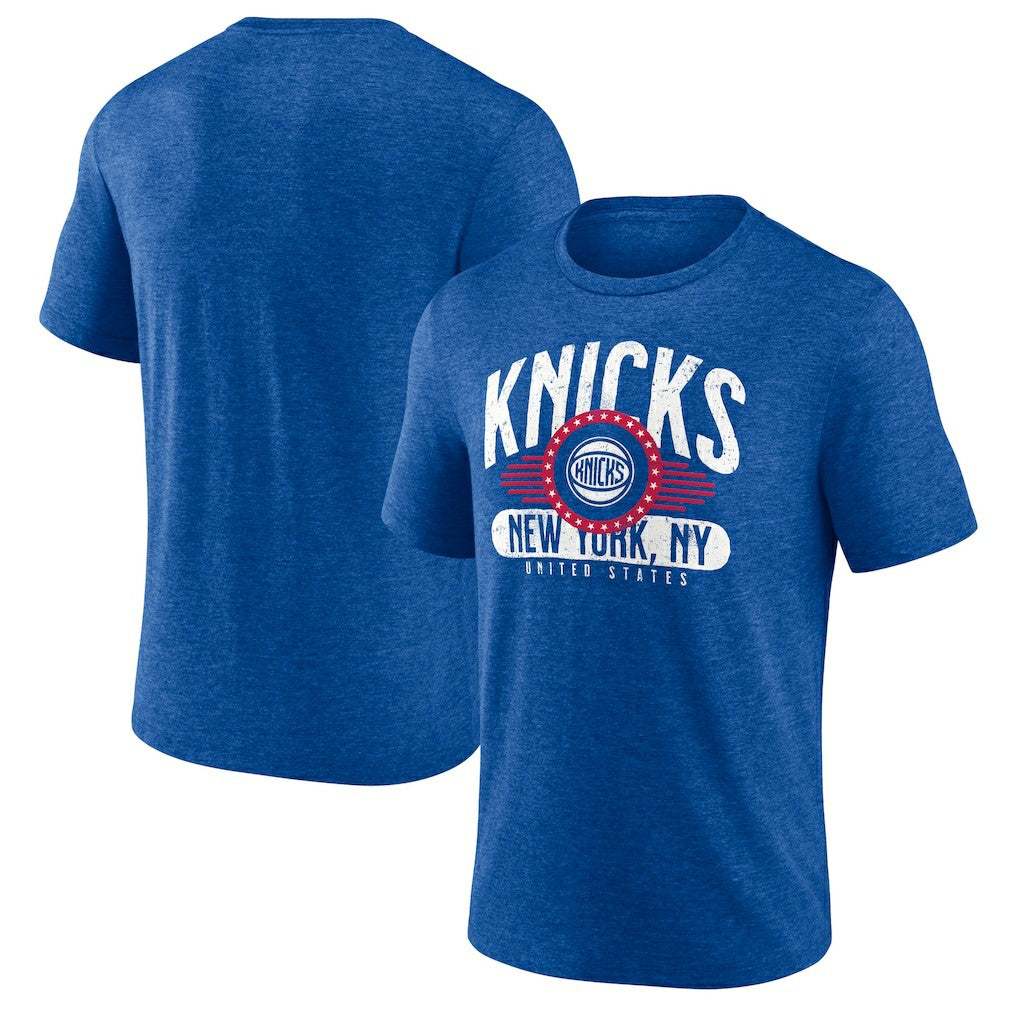 New York Knicks Badge of Honor Tri-Blend T-Shirt New