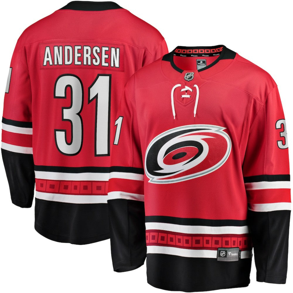 Frederik Andersen Carolina Hurricanes Fanatics Alternate Breakaway Player Jersey Sale