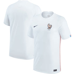 France Women's National Team Youth 2022/23 Away Replica Blank Jersey White - Nike
