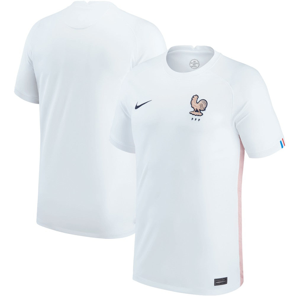 France Women's National Team 2022/23 Away Replica Blank Jersey White - Nike