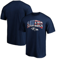 Baltimore Ravens  Banner Wave Logo T-Shirt