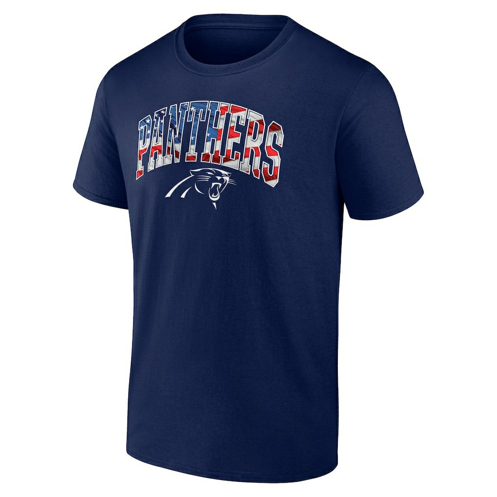 Carolina Panthers  Banner Wave Logo T-Shirt